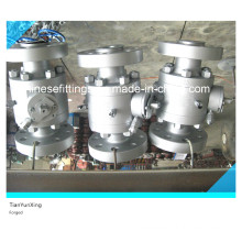 Carbon Steel Reduced Bore Port Forged Flanged Ball A105 Valve
